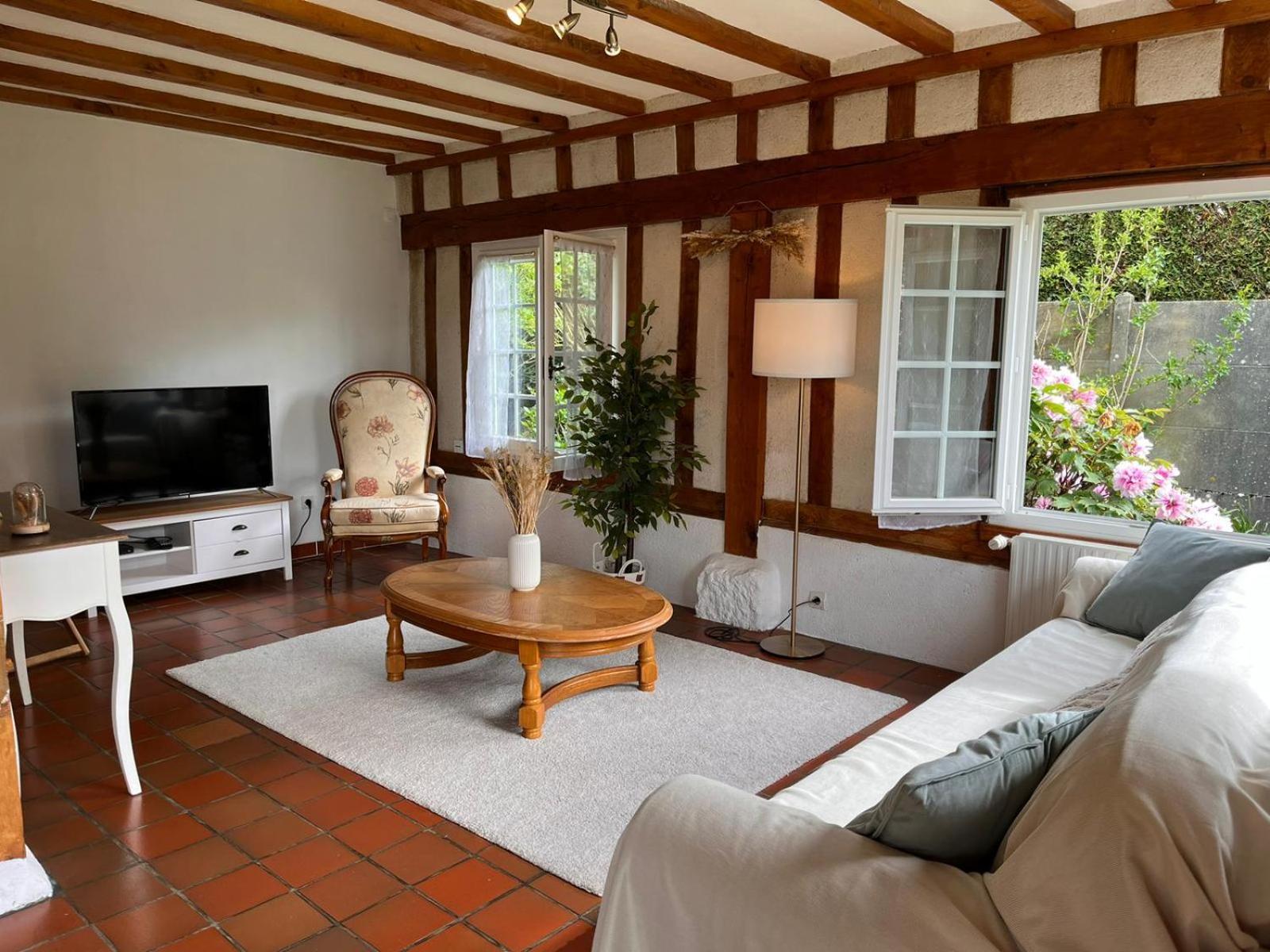 Maison 110 M² Cosy Au Calme Avec Jardin De 1000 M² Pont-Audemer Exteriér fotografie